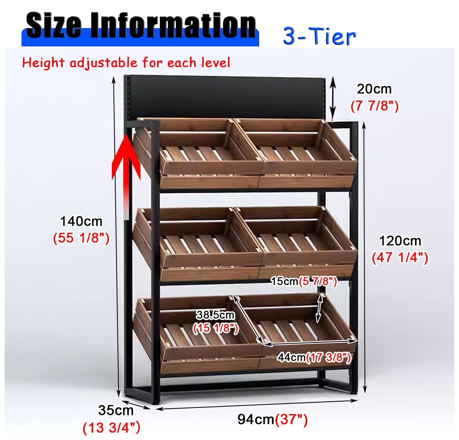 Amazon.com: Oracra Freestanding Candy Fruits Display Stand
